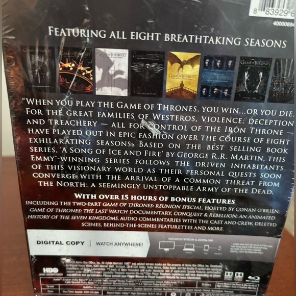 Game of Thrones The Complete Series, Blu-Ray format, HBO, 33 disks. - Picture 4 of 7